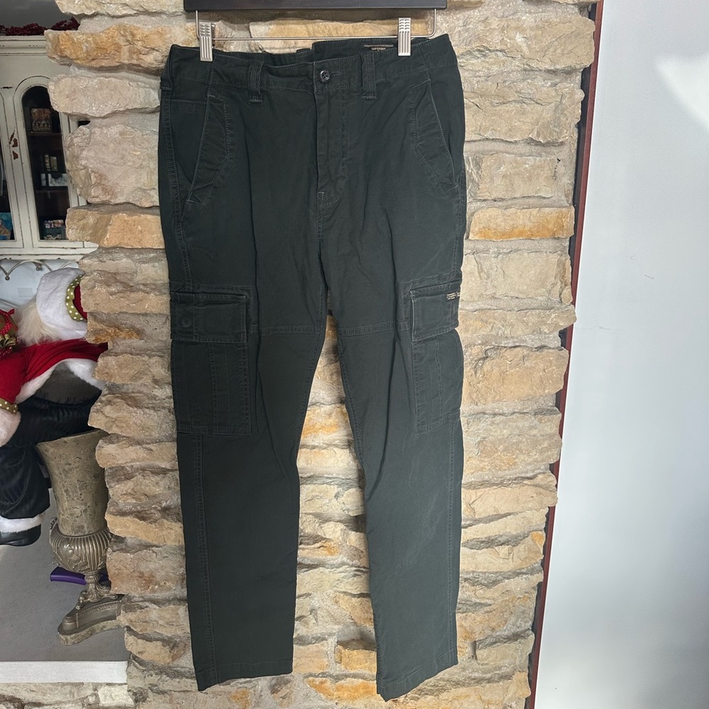 Superdry hunter green cargo pantst